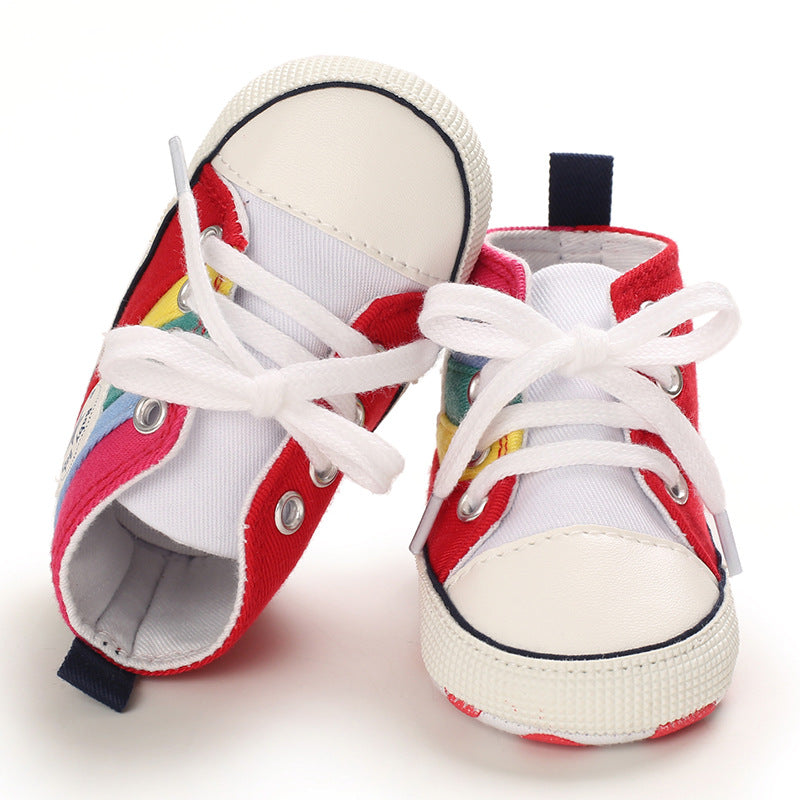 Classic Leopard Print Sneakers for Newborns and Toddlers
