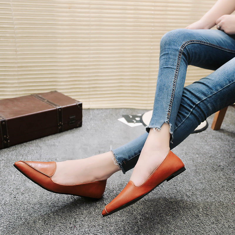 Flat Shoes, Pointed Flats, Mom Shoes