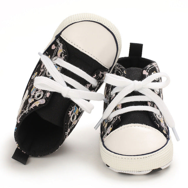 Classic Leopard Print Sneakers for Newborns and Toddlers